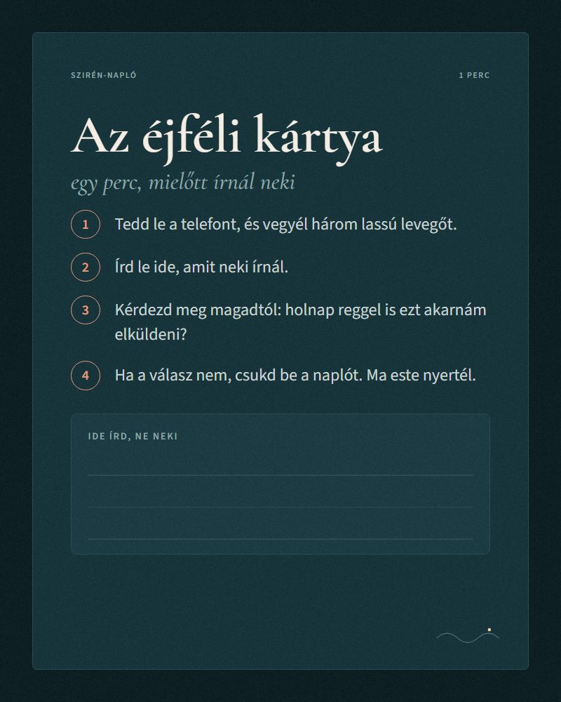 Az éjféli kártya